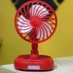 Tenzy Portable Clip-on Fan, Battery Operated, Small Yet Powerful USB Table Fan
